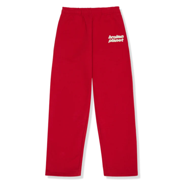 Red Broken Planet Sweatpants